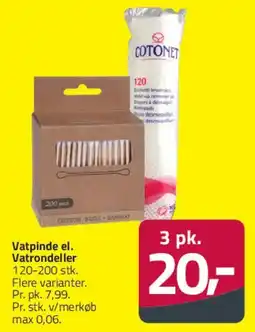 Fleggaard Vatpinde / Vatrondeller (3 pk.) tilbud