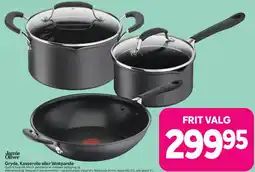 Din Isenkræmmer Jamie Oliver Gryde, Kasserolle eller Wokpande tilbud