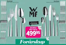 Din Isenkræmmer Bestiksæt til 6 personer (30 dele) tilbud