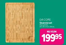 Din Isenkræmmer D4 CORE Skærebræt tilbud