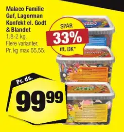 Calle Malaco Familie (Guf / Konfekt / Gott & Blandat) tilbud