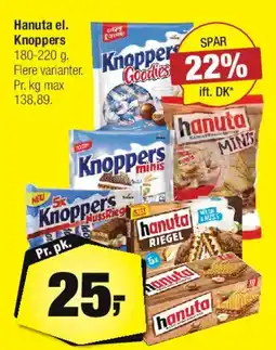 Calle Hanuta / Knoppers tilbud