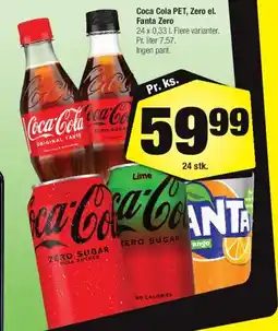 Calle Coca‑Cola / Fanta (PET) tilbud