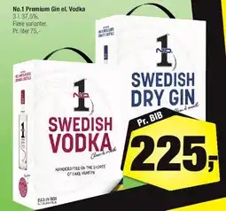 Calle No.1 Premium Vodka / Swedish Dry Gin (Bag-in-Box) tilbud