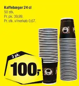 Calle Kaffebæger 24 cl (engangs) tilbud