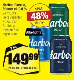 Calle Harboe Classic / Pilsner 24 x 0,33 l tilbud