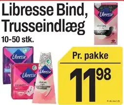 ABC Lavpris Libresse Bind, Trusseindlæg tilbud