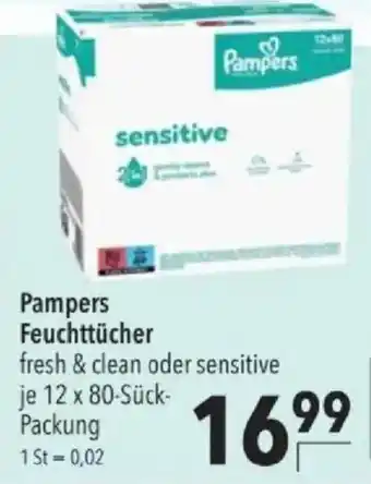 Citti Pampers Feuchttücher tilbud