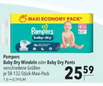 Citti Pampers Baby Dry Windeln oder Baby Dry Pants tilbud