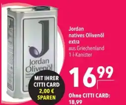 Citti Jordan natives Olivenöl extra tilbud