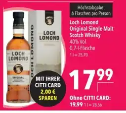 Citti Loch Lomond Original Single Malt Scotch Whisky tilbud