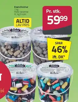 Fleggaard Evers Bolcher tilbud