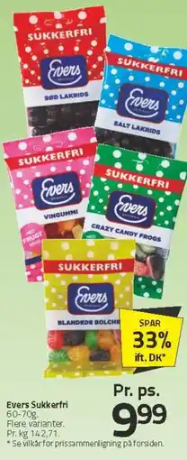 Fleggaard Evers Sukkerfri tilbud