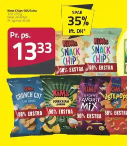 Fleggaard Kims Chips 50% Extra tilbud