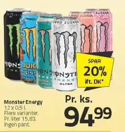 Fleggaard Monster Energy tilbud