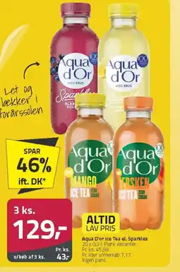 Fleggaard Aqua D'or Ice Tea el. Sparkles tilbud