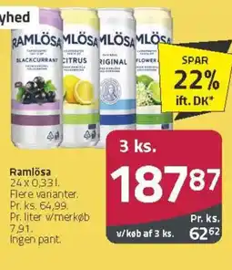 Fleggaard Ramlösa tilbud