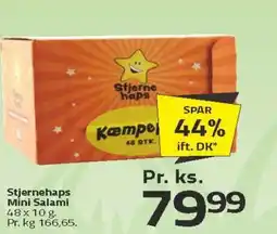 Fleggaard Stjernehaps Mini Salami tilbud