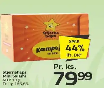 Fleggaard Stjernehaps Mini Salami tilbud