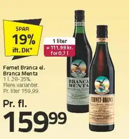 Fleggaard Fernet Branca el. Branca Menta tilbud