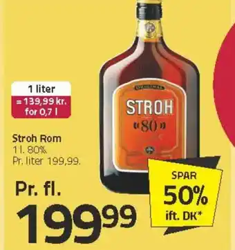Fleggaard Stroh Rom tilbud