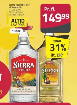 Fleggaard Sierra Tequila Silver el. Reposado tilbud