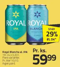 Fleggaard Royal Blanche el. IPA tilbud