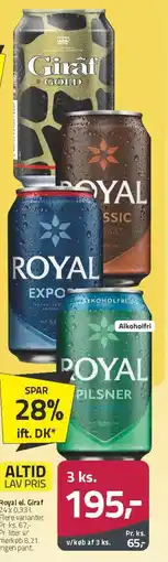 Fleggaard Royal el. Giraf tilbud