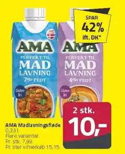 Fleggaard AMA Madlavningsfløde tilbud