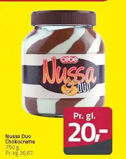 Fleggaard Nussa Duo Chokocreme tilbud