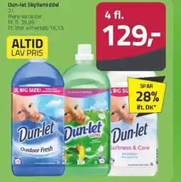 Fleggaard Dun-let Skyllemiddel tilbud