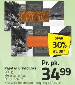 Fleggaard Røget el. Gravad Laks tilbud