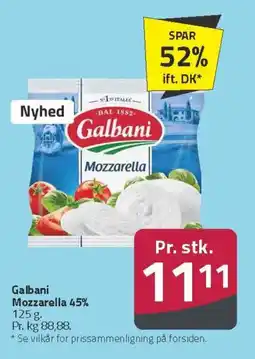 Fleggaard Galbani Mozzarella 45% tilbud