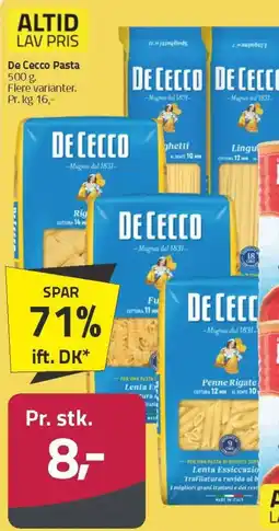 Fleggaard De Cecco Pasta tilbud