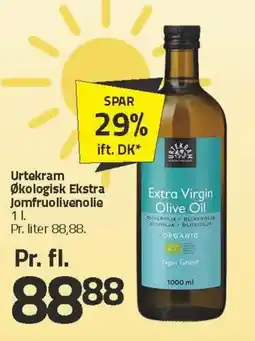 Fleggaard Urtekram Økologisk Ekstra Jomfruolivenolie tilbud