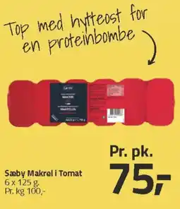 Fleggaard Sæby Makrel i Tomat tilbud
