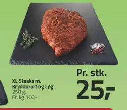 Fleggaard XL Steaks m. Krydderurt og Løg tilbud