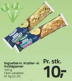 Fleggaard Baguettes m. Krydder- el. Hvidløgssmør tilbud