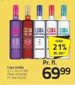 Fleggaard Cuba Vodka tilbud
