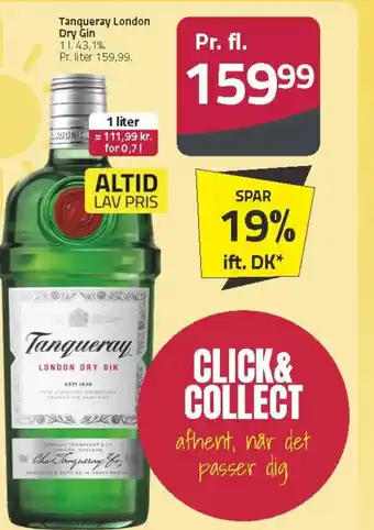 Fleggaard Tanqueray London Dry Gin tilbud