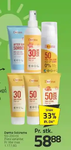 Fleggaard Derma Solcreme tilbud