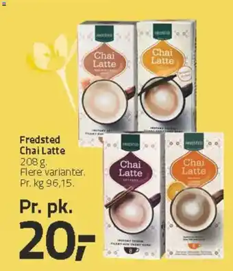 Fleggaard Fredsted Chai Latte tilbud