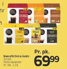 Fleggaard Nescafé Dolce Gusto tilbud