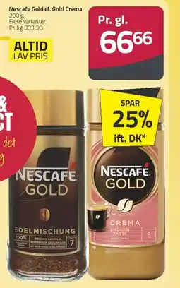 Fleggaard Nescafe Gold el. Gold Crema tilbud
