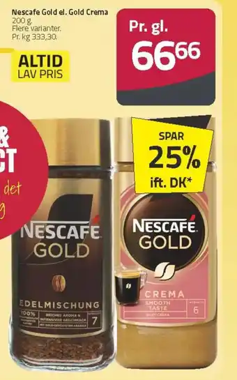 Nescafe Gold el. Gold Crema