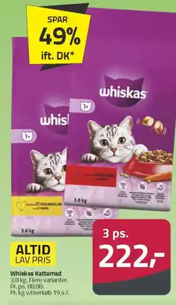 Fleggaard Whiskas Kattemad tilbud