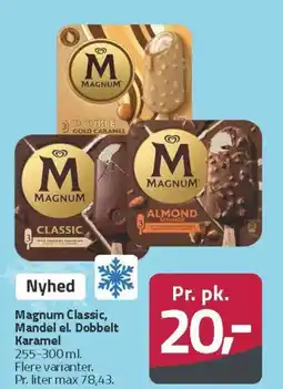 Fleggaard Magnum Classic, Mandel el. Dobbelt Karamel tilbud