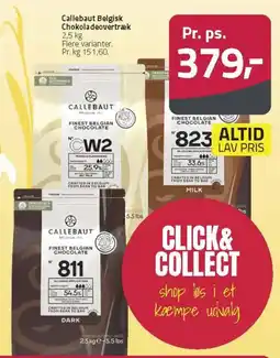 Fleggaard Callebaut Belgisk Chokoladeovertræk tilbud