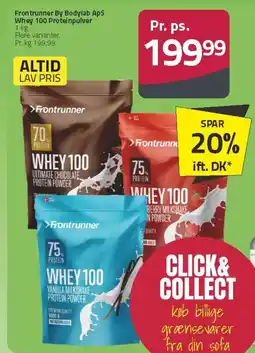 Fleggaard Frontrunner By Bodylab ApS Whey 100 Proteinpulver tilbud