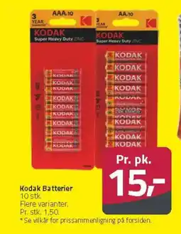 Fleggaard Kodak Batterier tilbud